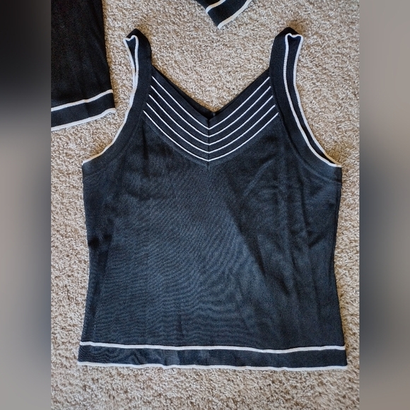 Jones New York Cardigan Tank Top Set XL - Picture 5 of 14